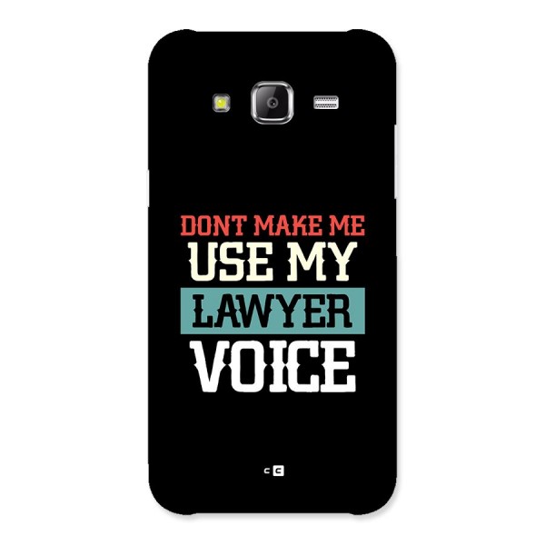 Lawyer Voice Back Case for Galaxy J5