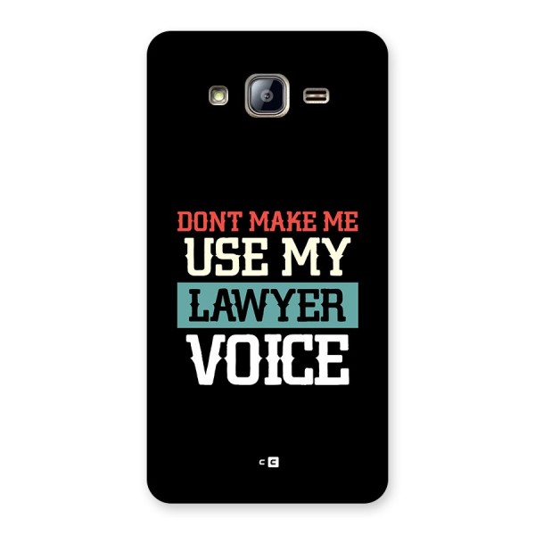 Lawyer Voice Back Case for Galaxy On5