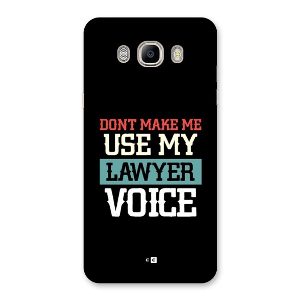 Lawyer Voice Back Case for Galaxy On8