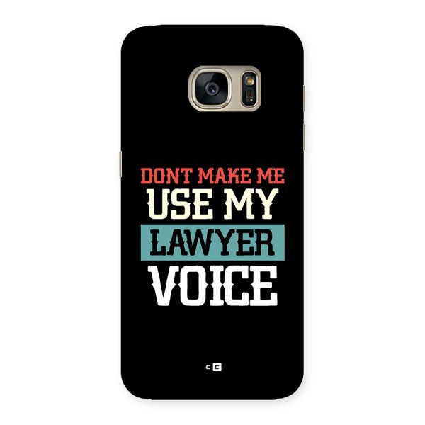 Lawyer Voice Back Case for Galaxy S7