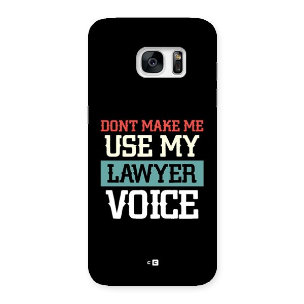 Lawyer Voice Back Case for Galaxy S7 Edge