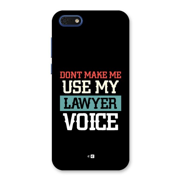 Lawyer Voice Back Case for Honor 7s