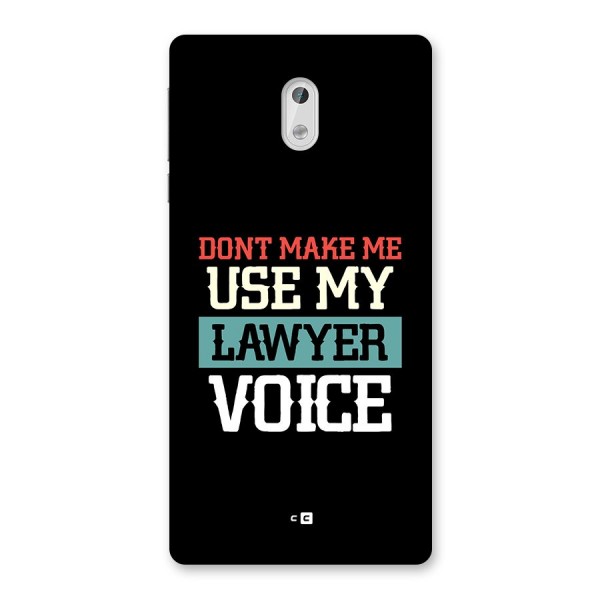 Lawyer Voice Back Case for Nokia 3