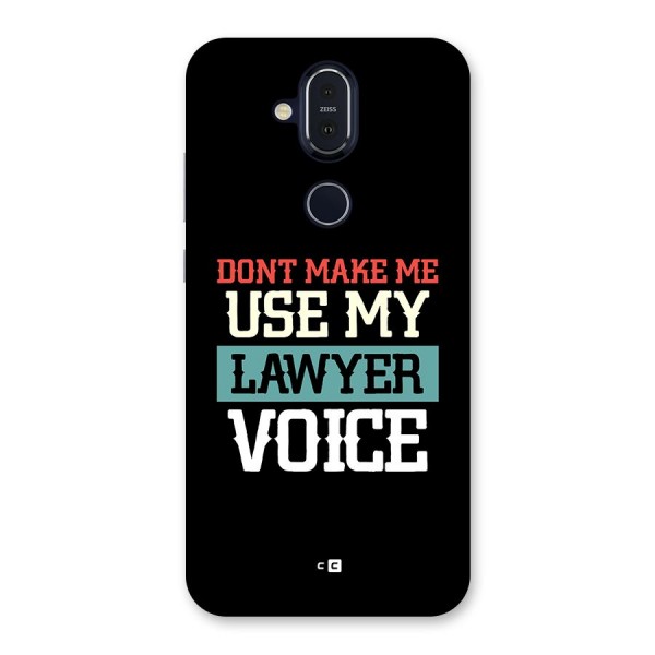 Lawyer Voice Back Case for Nokia 8.1