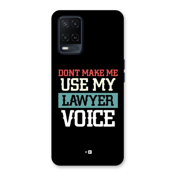 Lawyer Voice Back Case for Oppo A54