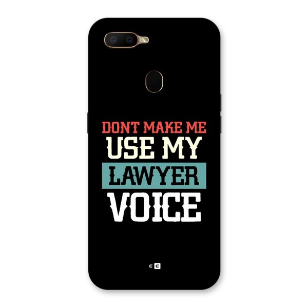 Lawyer Voice Back Case for Oppo A5s