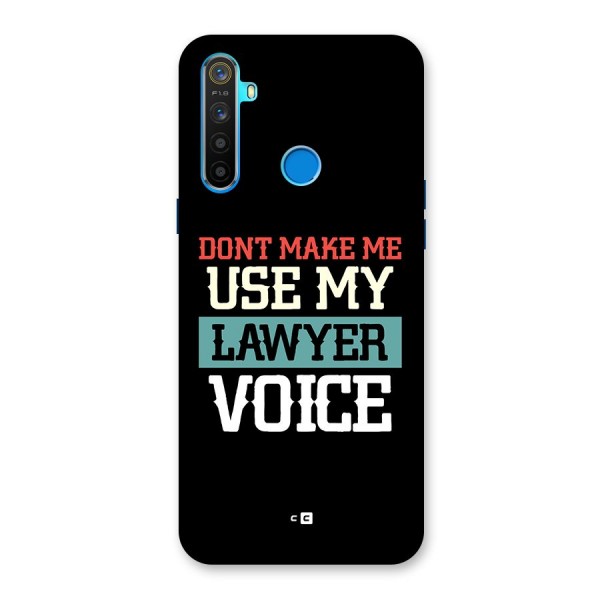 Lawyer Voice Back Case for Realme 5s