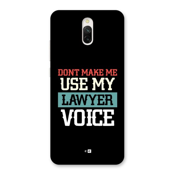 Lawyer Voice Back Case for Redmi 8A Dual