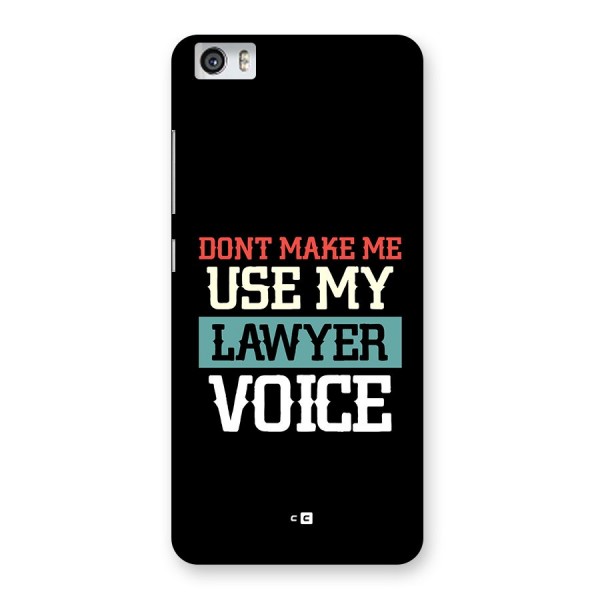 Lawyer Voice Back Case for Redmi Mi 5