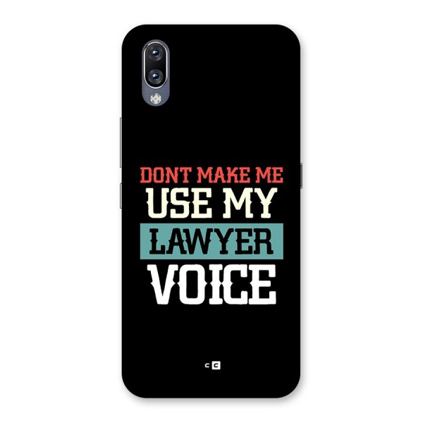 Lawyer Voice Back Case for Vivo NEX