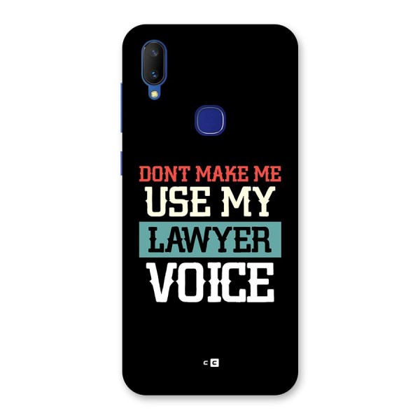 Lawyer Voice Back Case for Vivo V11