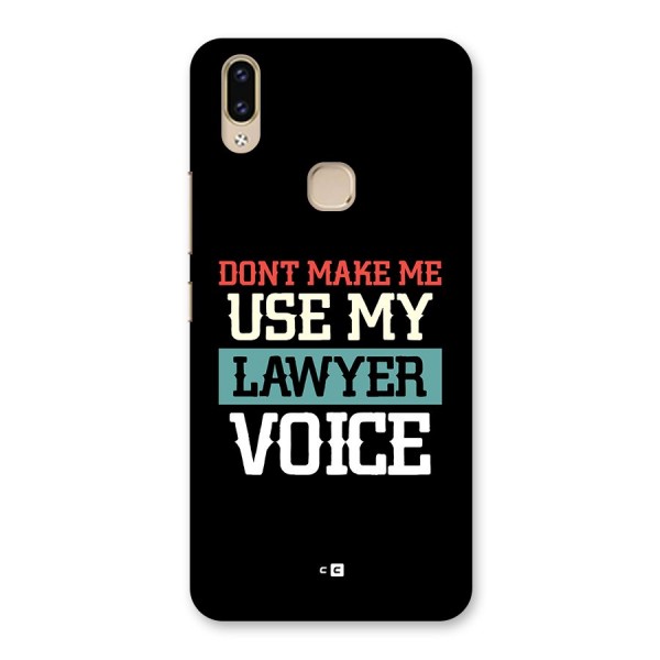 Lawyer Voice Back Case for Vivo V9