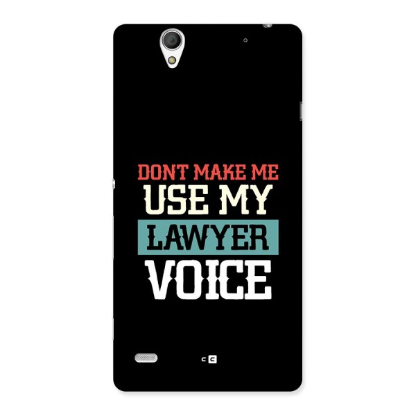 Lawyer Voice Back Case for Xperia C4