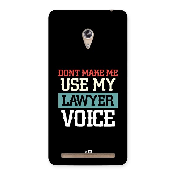 Lawyer Voice Back Case for Zenfone 6