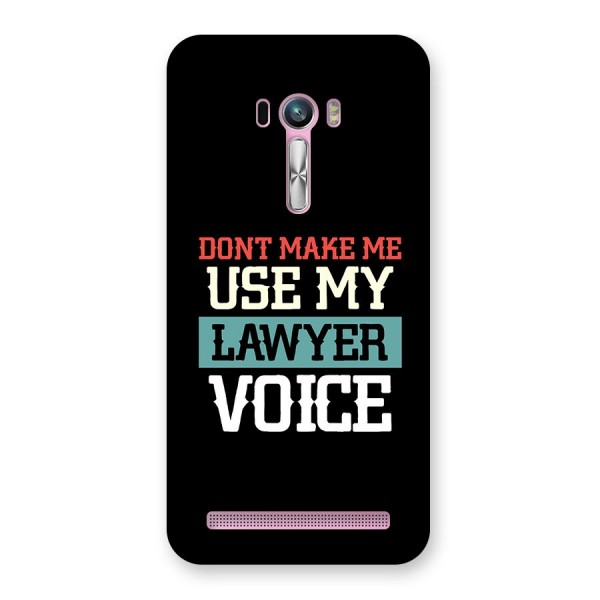 Lawyer Voice Back Case for Zenfone Selfie