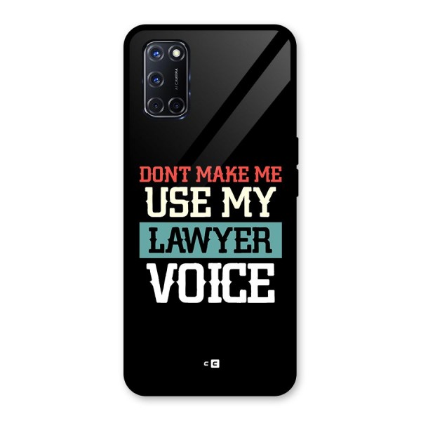 Lawyer Voice Glass Back Case for Oppo A52