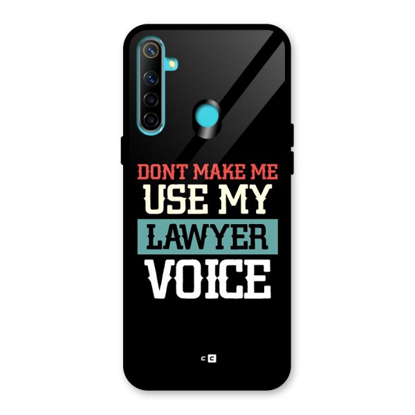 Lawyer Voice Glass Back Case for Realme 5