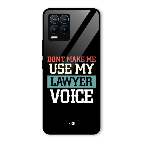 Lawyer Voice Glass Back Case for Realme 8