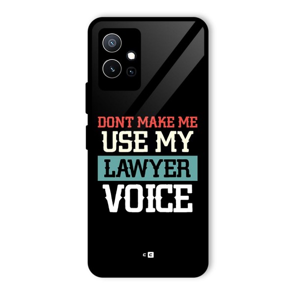 Lawyer Voice Glass Back Case for Vivo T1 5G