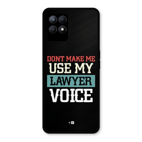 Lawyer Voice Metal Back Case for Realme 8i