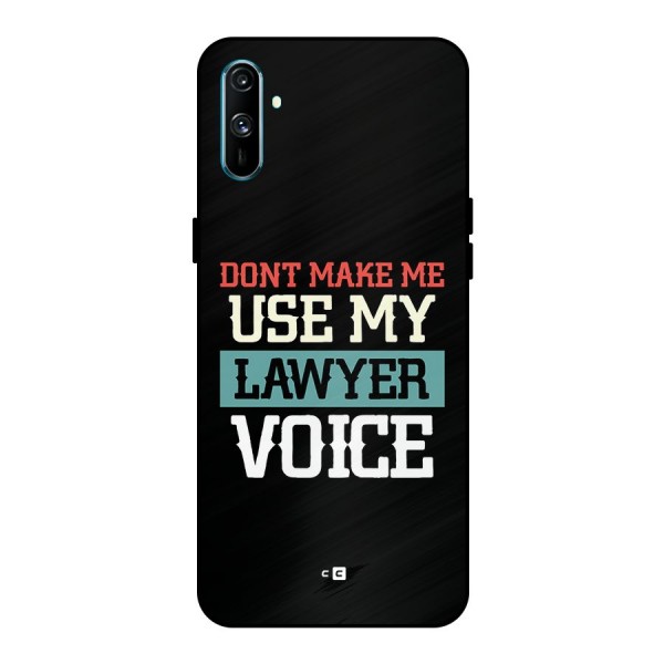 Lawyer Voice Metal Back Case for Realme C3