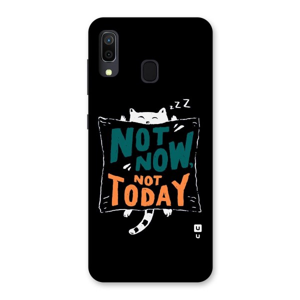 Lazy Cat Not Today Back Case for Galaxy A20