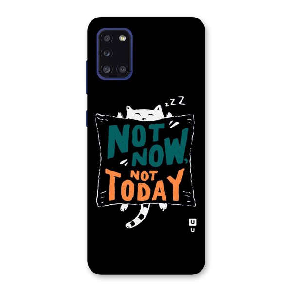 Lazy Cat Not Today Back Case for Galaxy A31