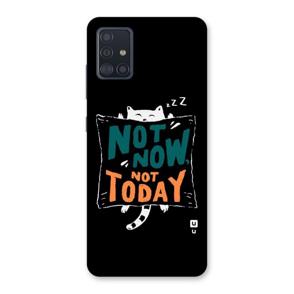 Lazy Cat Not Today Back Case for Galaxy A51