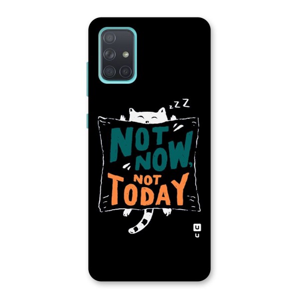 Lazy Cat Not Today Back Case for Galaxy A71