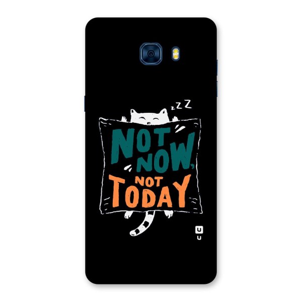 Lazy Cat Not Today Back Case for Galaxy C7 Pro