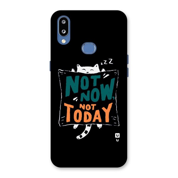 Lazy Cat Not Today Back Case for Galaxy M01s