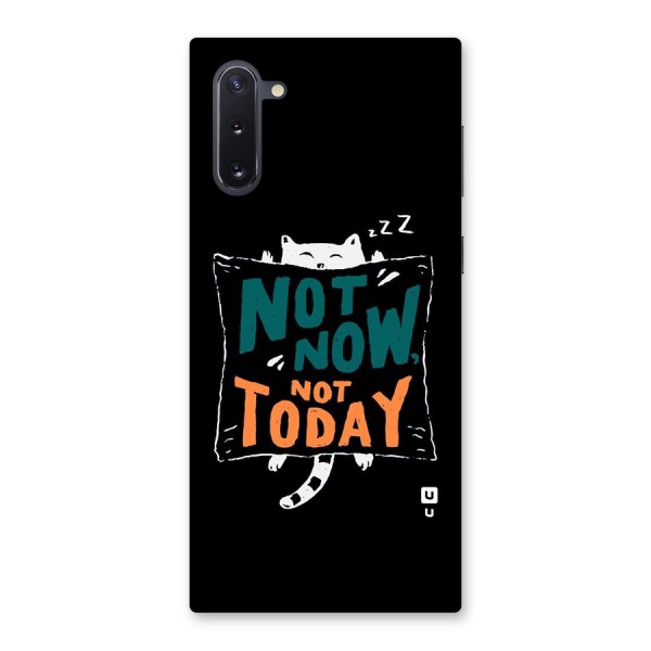 Lazy Cat Not Today Back Case for Galaxy Note 10