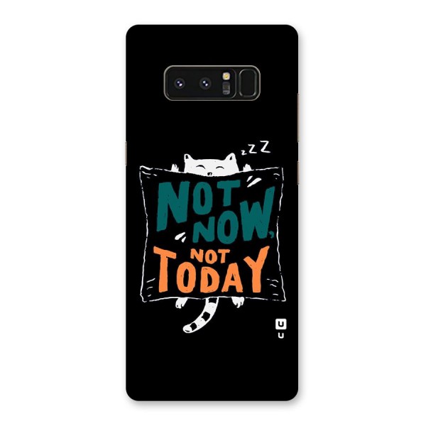 Lazy Cat Not Today Back Case for Galaxy Note 8