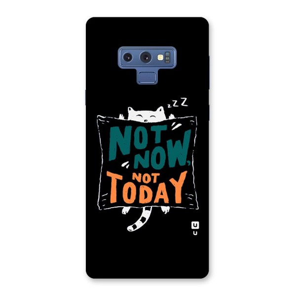 Lazy Cat Not Today Back Case for Galaxy Note 9