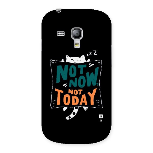 Lazy Cat Not Today Back Case for Galaxy S3 Mini