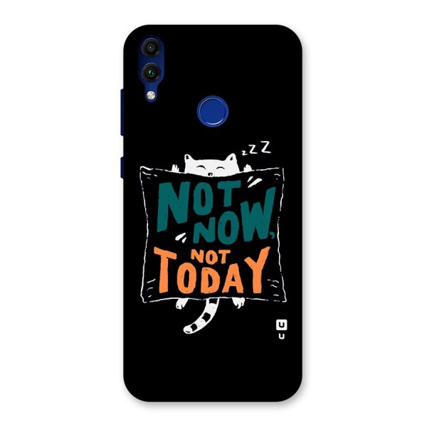 Lazy Cat Not Today Back Case for Honor 8C