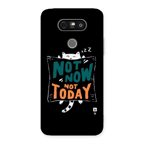 Lazy Cat Not Today Back Case for LG G5