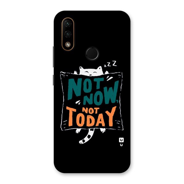 Lazy Cat Not Today Back Case for Lenovo A6 Note