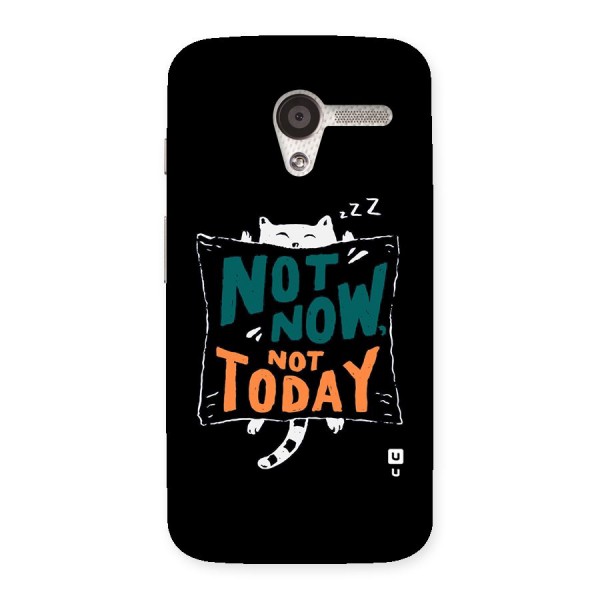 Lazy Cat Not Today Back Case for Moto X