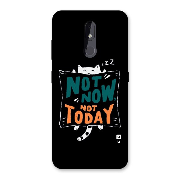 Lazy Cat Not Today Back Case for Nokia 3.2