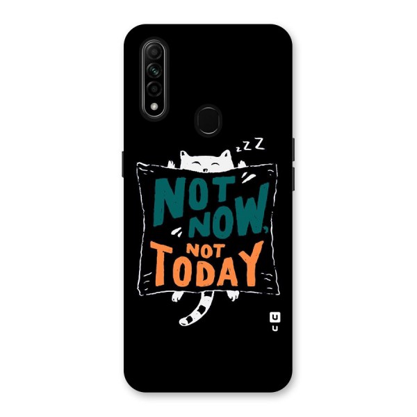 Lazy Cat Not Today Back Case for Oppo A31