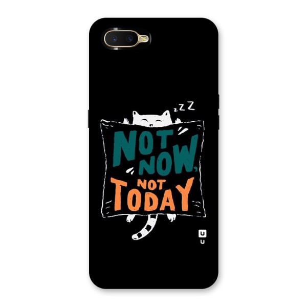 Lazy Cat Not Today Back Case for Oppo K1