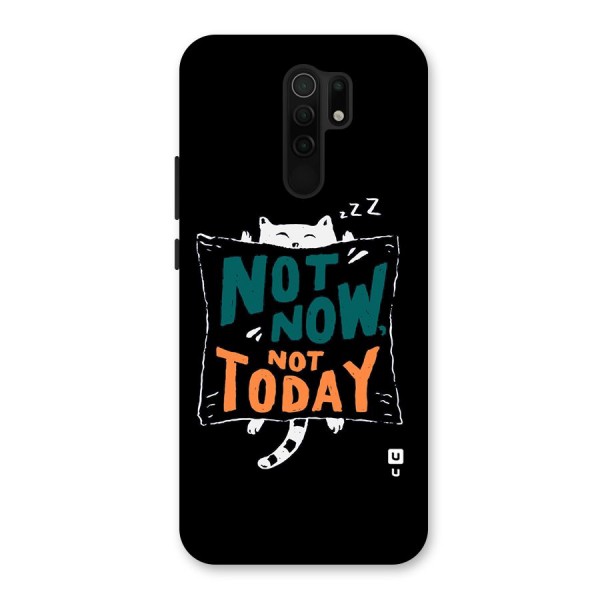 Lazy Cat Not Today Back Case for Poco M2