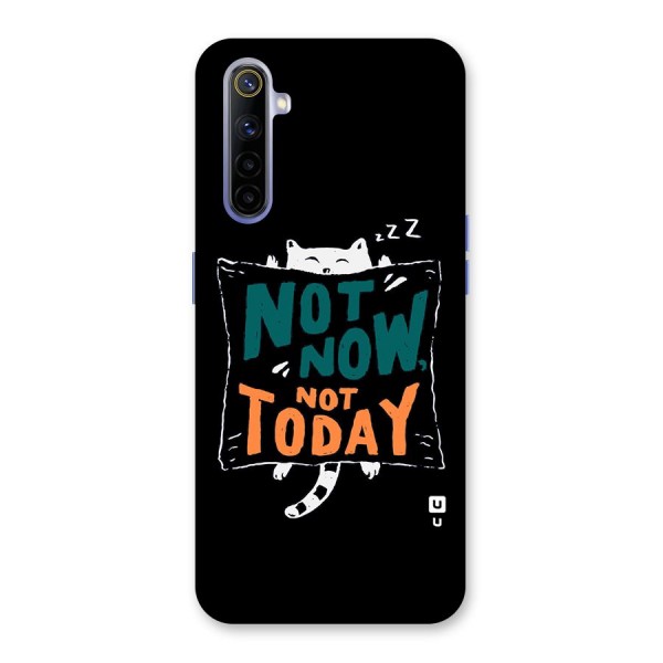 Lazy Cat Not Today Back Case for Realme 6