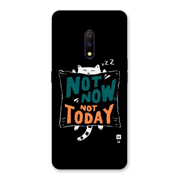 Lazy Cat Not Today Back Case for Realme X