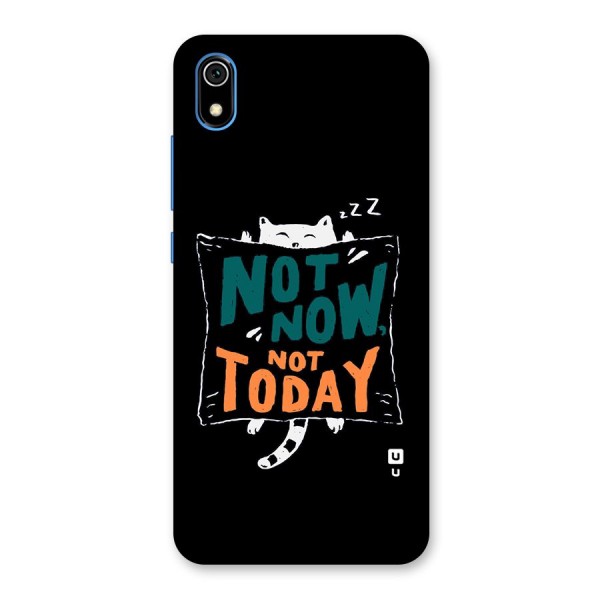 Lazy Cat Not Today Back Case for Redmi 7A