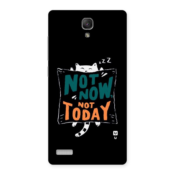 Lazy Cat Not Today Back Case for Redmi Note