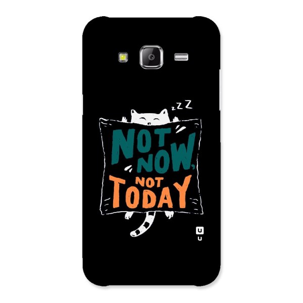 Lazy Cat Not Today Back Case for Samsung Galaxy J5