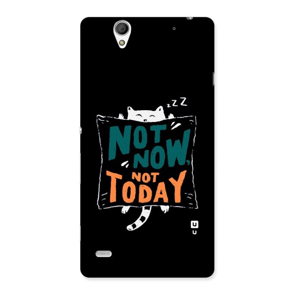 Lazy Cat Not Today Back Case for Sony Xperia C4