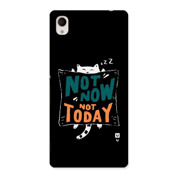 Lazy Cat Not Today Back Case for Sony Xperia M4